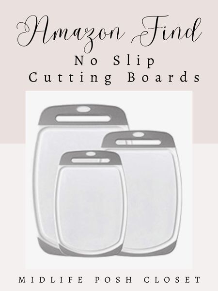 AMAZON FIND: no slip cutting boards

#LTKSeasonal #LTKfindsunder50 #LTKhome