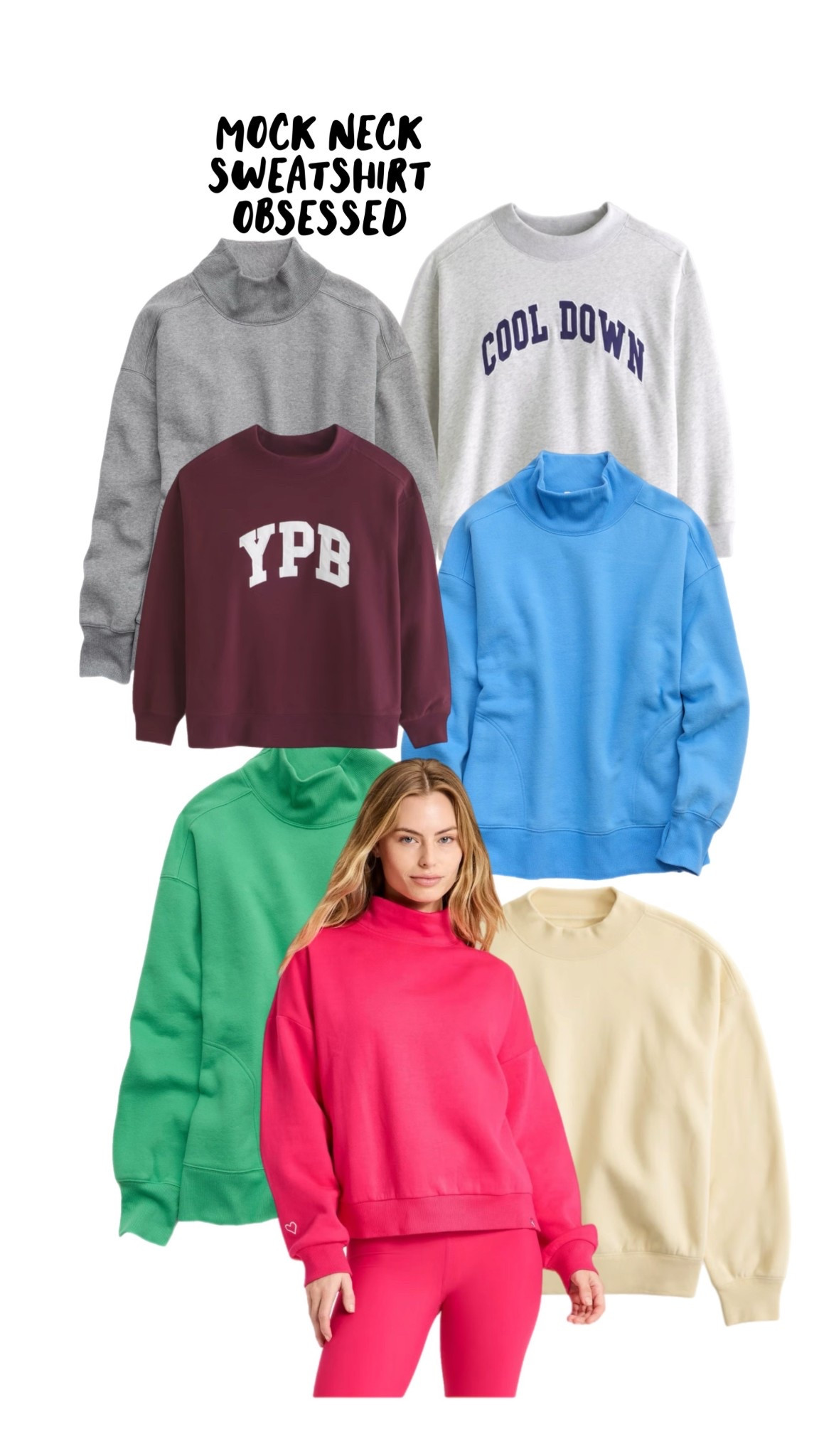 Loving these mock neck sweatshirts! 

#LTKgrwm #LTKActive #LTKSaleAlert
