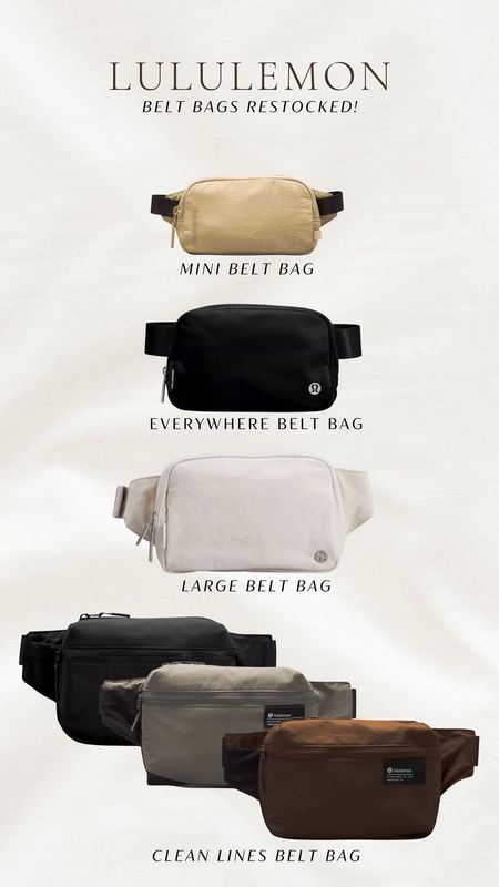 Lululemon belt bags 

#LTKunder50 #LTKSeasonal #LTKunder100