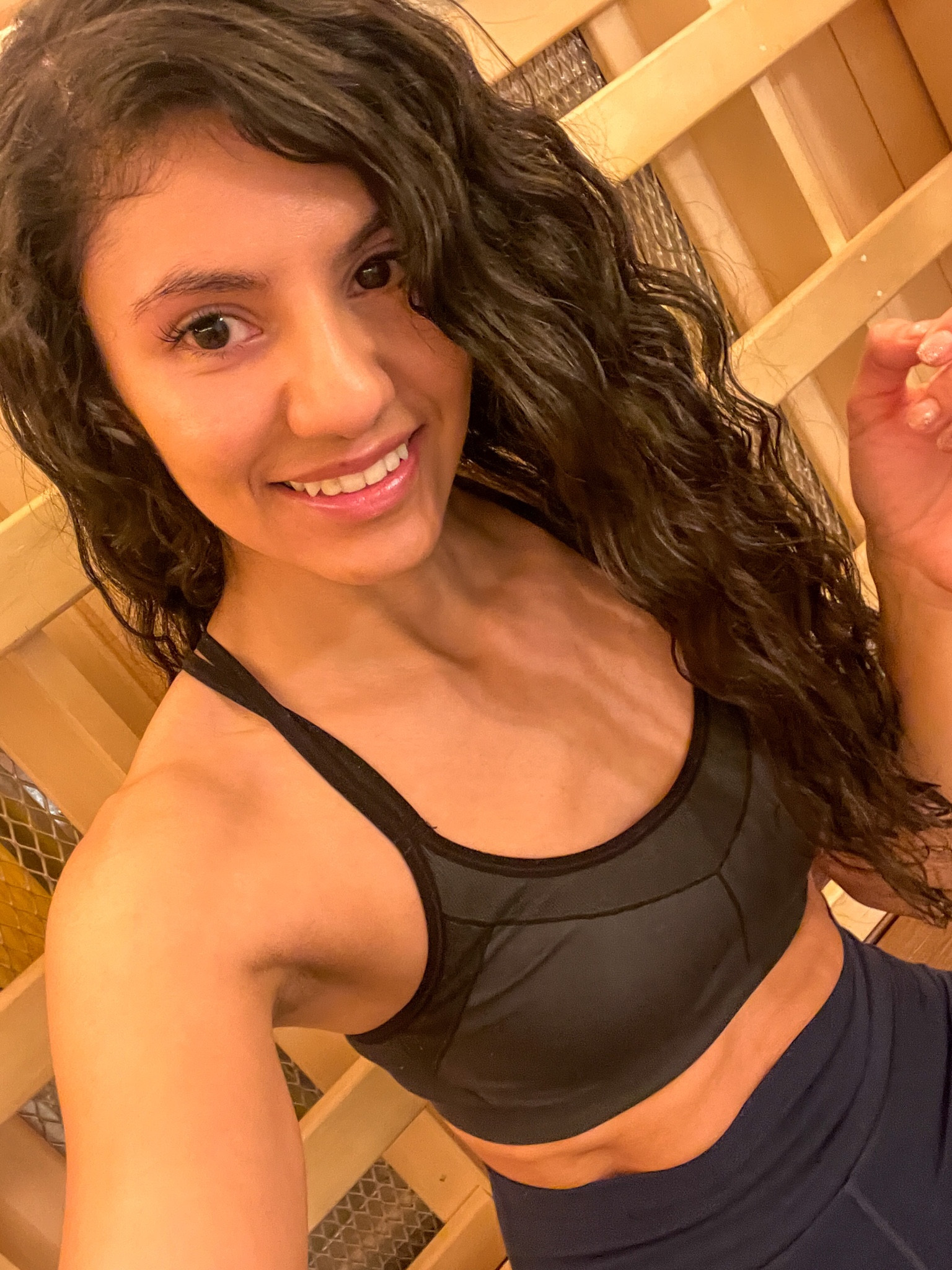 All my curly hair peeps here’s a hair product you MUST try!!!! Linked below⬇️

This is me in the sauna room & I have minimum frizz😮 I truly love this curl oil gel!🤍 
If you have frizzy, unmanageable hair, it’s worth a try! ➰

#LTKstyletip #LTKunder50 #LTKbeauty