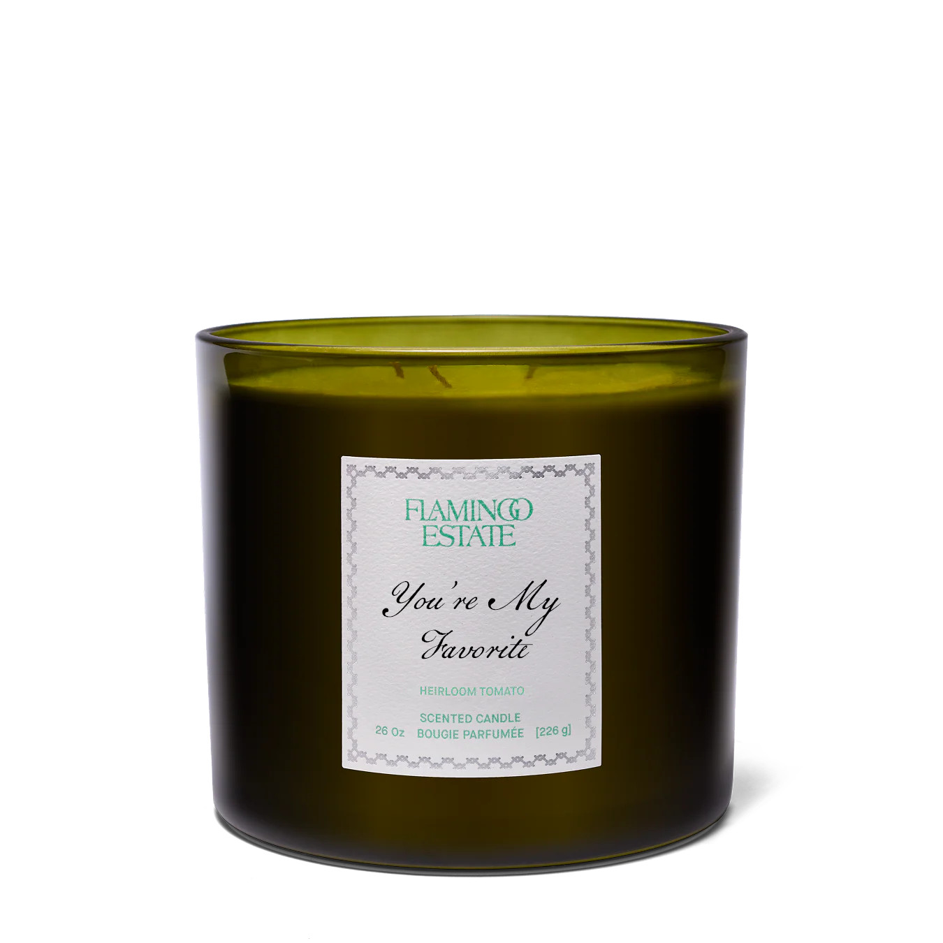 Personalized Heirloom Tomato XL Candle | Flamingo Estate