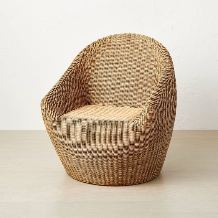 Estero Wicker Accent Chair Natural Brown - Opalhouse™ designed with Jungalow™ | Target