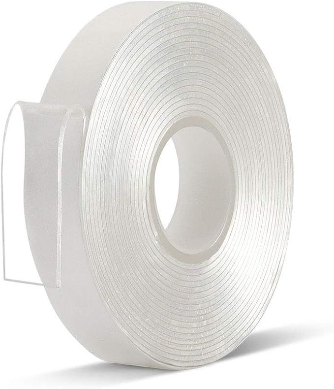 Double Sided Tape Heavy Duty - 1/2 in 10 Ft Acrylic Sticky Mounting Tape Clear Removable Strong T... | Amazon (US)