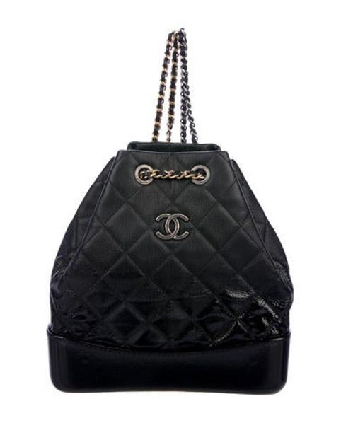 Chanel 2018 Small Gabrielle Degradé Backpack w/ Tags Black | The RealReal