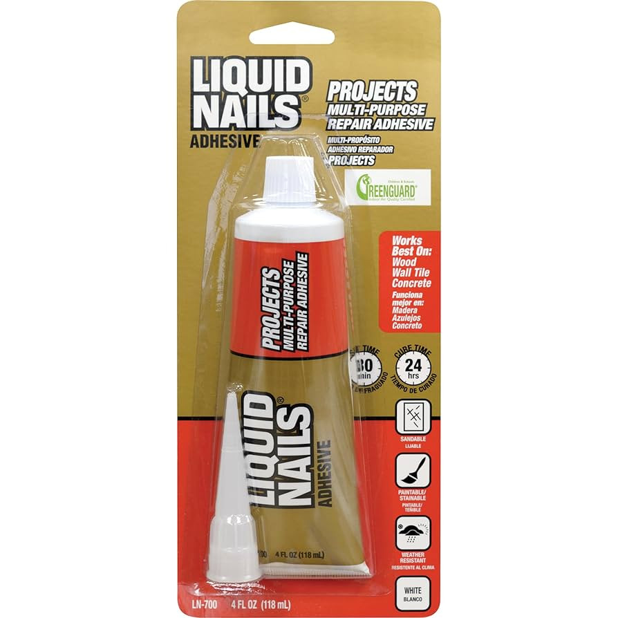 Liquid Nails LN-700 4-Ounce Small Projects and Repairs Adhesive | Amazon (US)