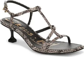 Jaida Snakeskin Embossed Strappy Sandal (Women) | Nordstrom