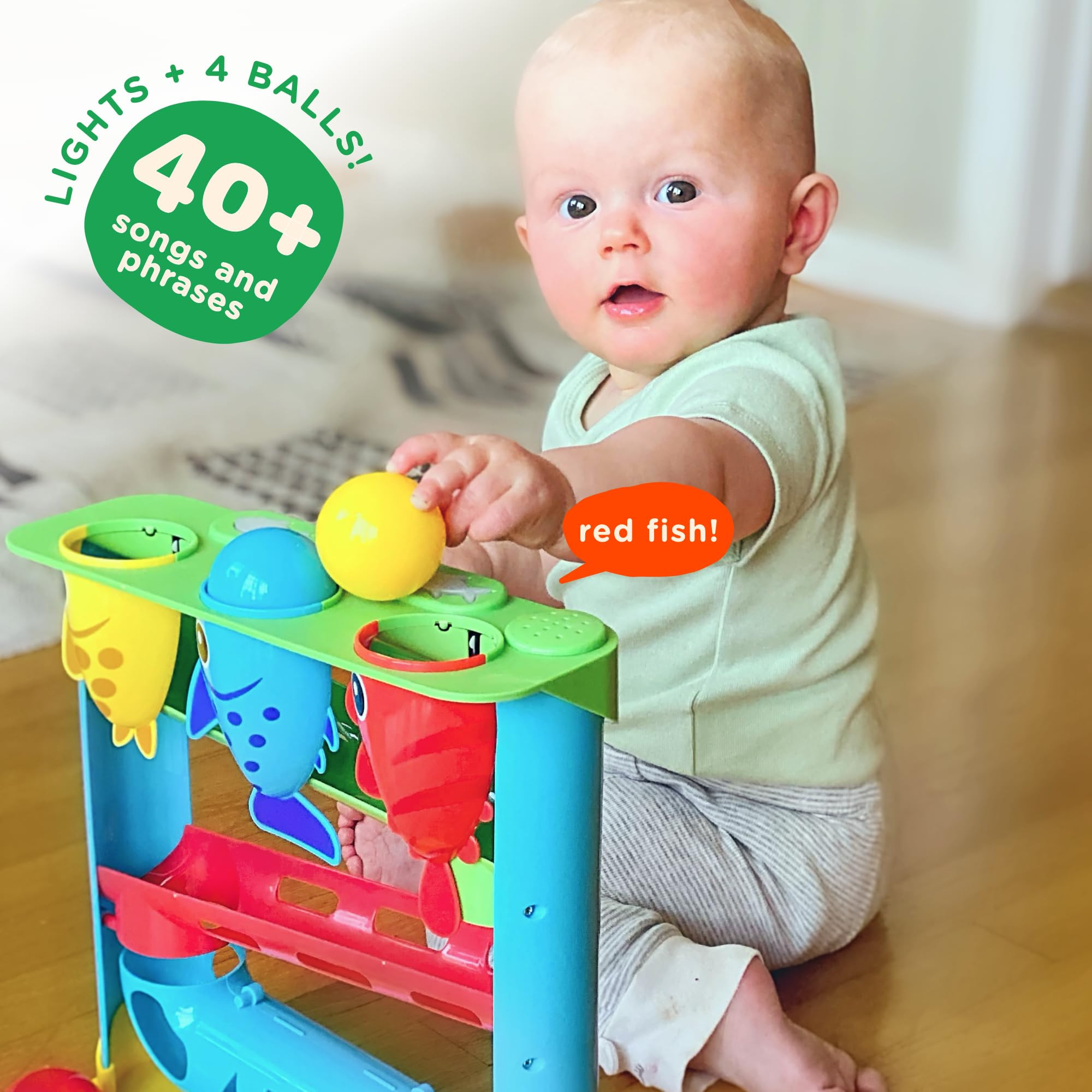 Move2Play, Feed The Fish | Interactive Baby & Toddler Toy | 1, 2+ Year Old Gift & Birthday Presen... | Amazon (US)
