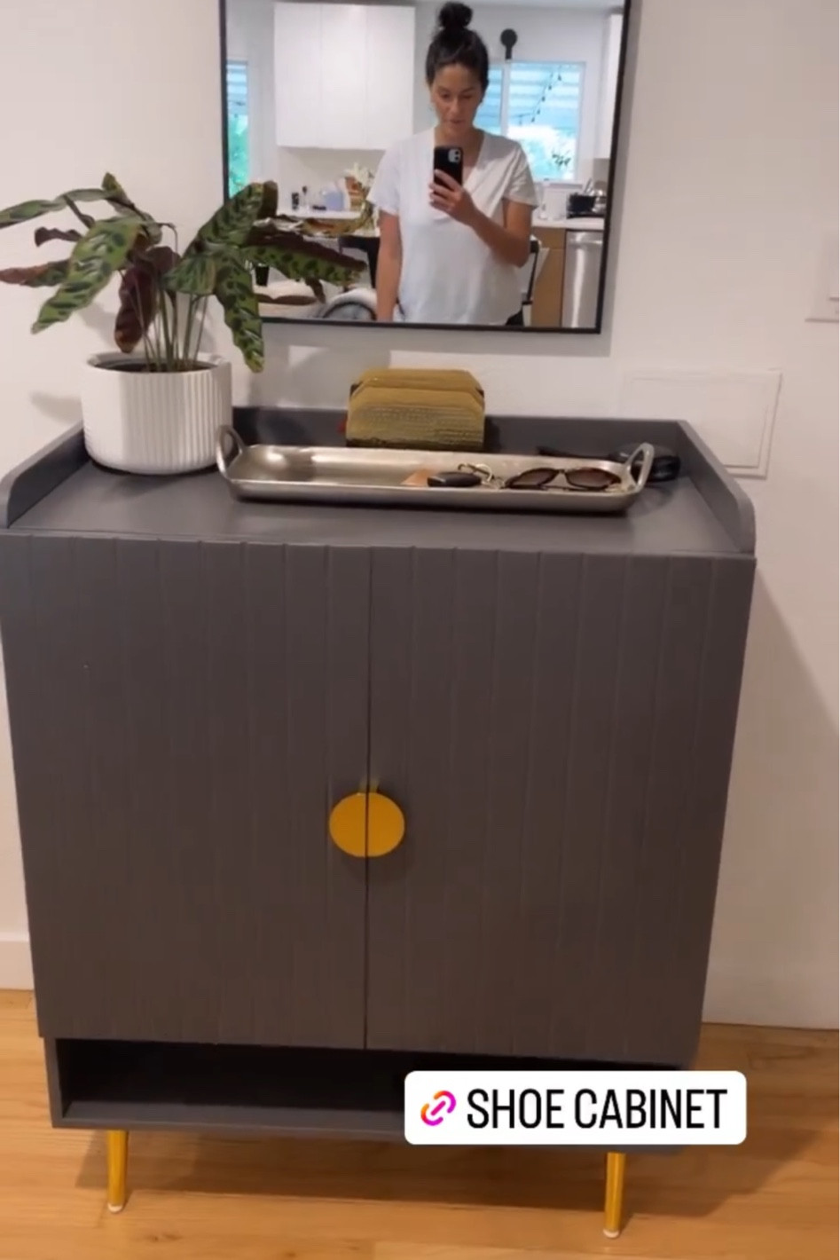 We keep our shoes in here and it’s such an amazing stylish solution to not having a mud room! 

#LTKhome