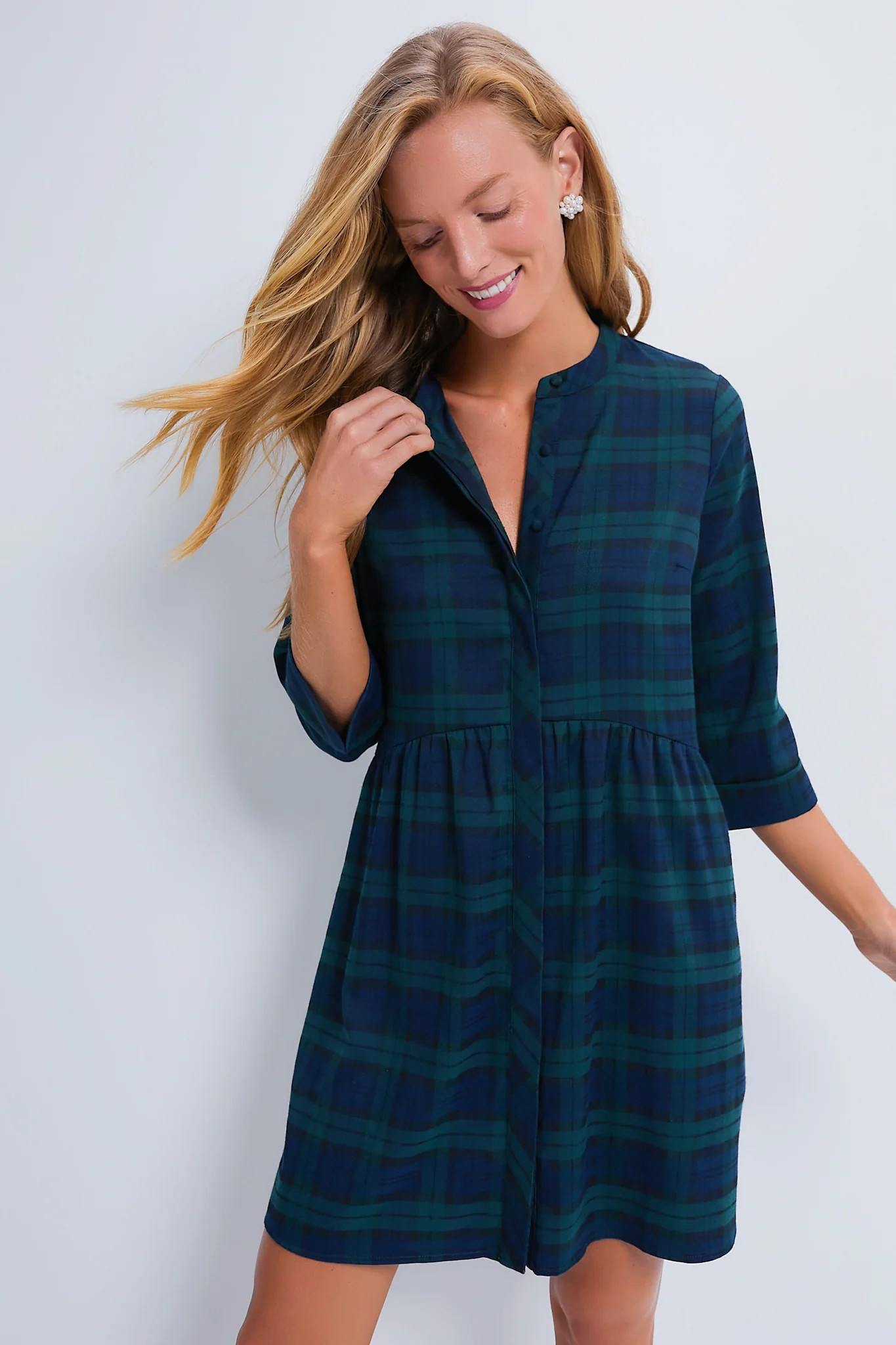 Blackwatch Royal Shirt Dress | Tuckernuck (US)