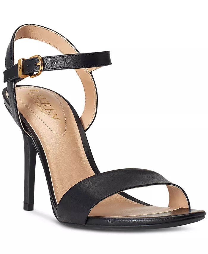 Lauren Ralph Lauren Women's Gwen Ankle-Strap Dress Sandals - Macy's | Macy's