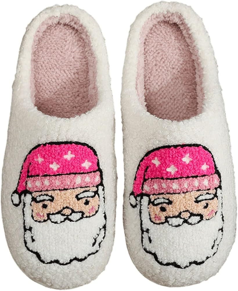 Women's Men's Plant Slippers Flowers Slippers Embroidered Daisy Slippers Cute Plush Funny Fluffy ... | Amazon (US)