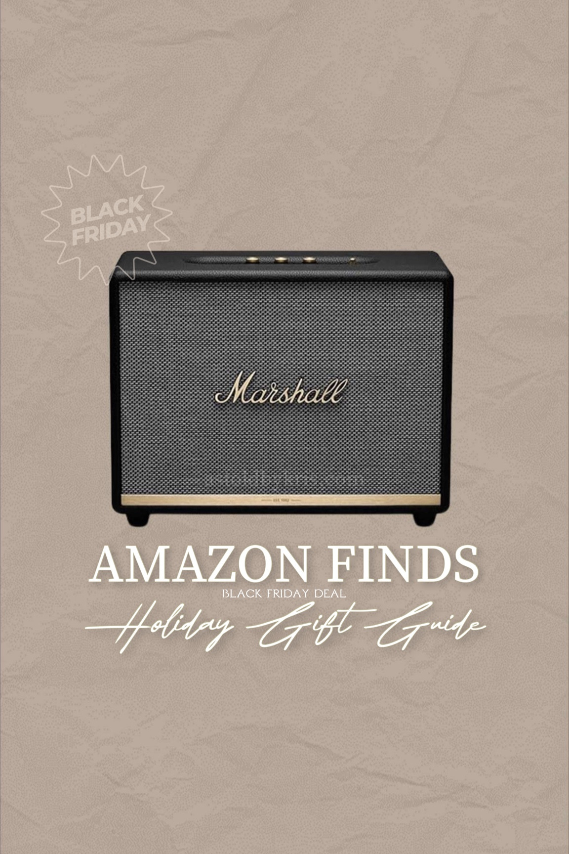 Marshal speakers on sale for black Friday on Amazon!  

#LTKHoliday #LTKGiftGuide #LTKsalealert