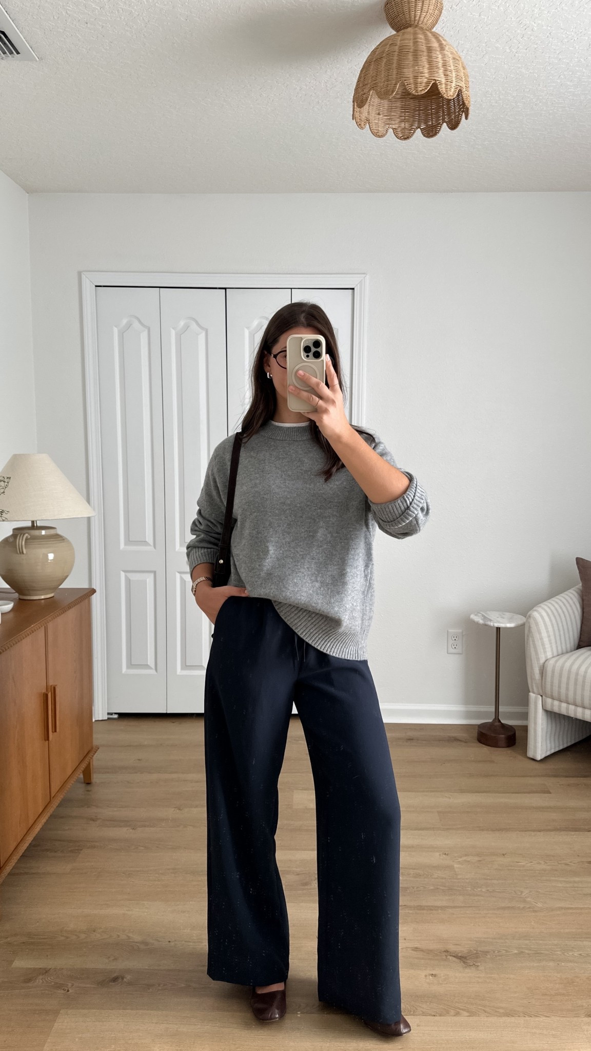 ootd! 

small sweater and pants, xs tee, flats run tts 

#LTKStyleTip #LTKSaleAlert #LTKSeasonal