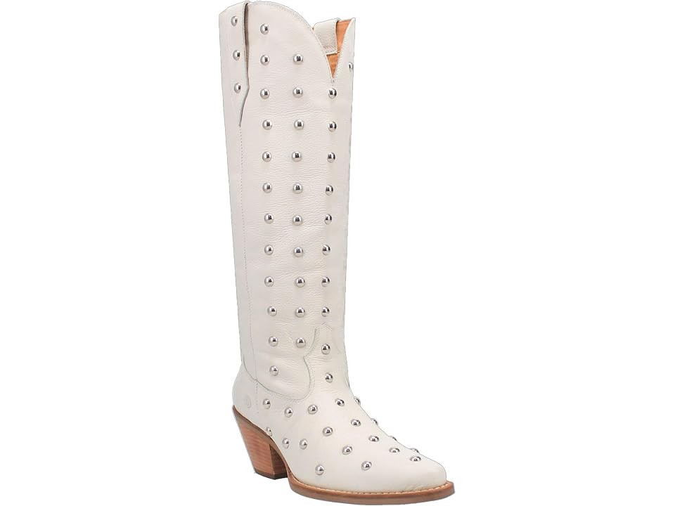 Dingo Broadway Bunny Women's Boots White : 9.5 B - Medium, Canvas/Leather/Rubber | Zappos