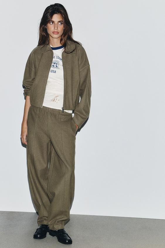 SOFT STRAIGHT LEG PANTS | Zara US