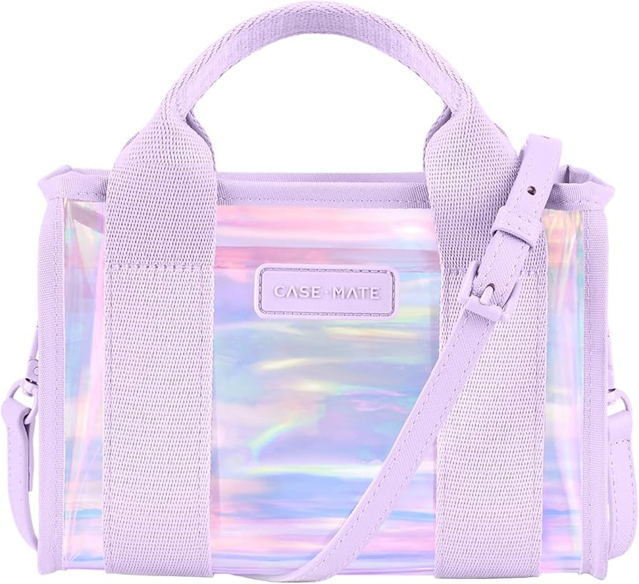 Case-Mate Soap Bubble Jelly Stadium Bag for Women - Clear Tote Bag for Stadium Events - Iridescen... | Amazon (US)