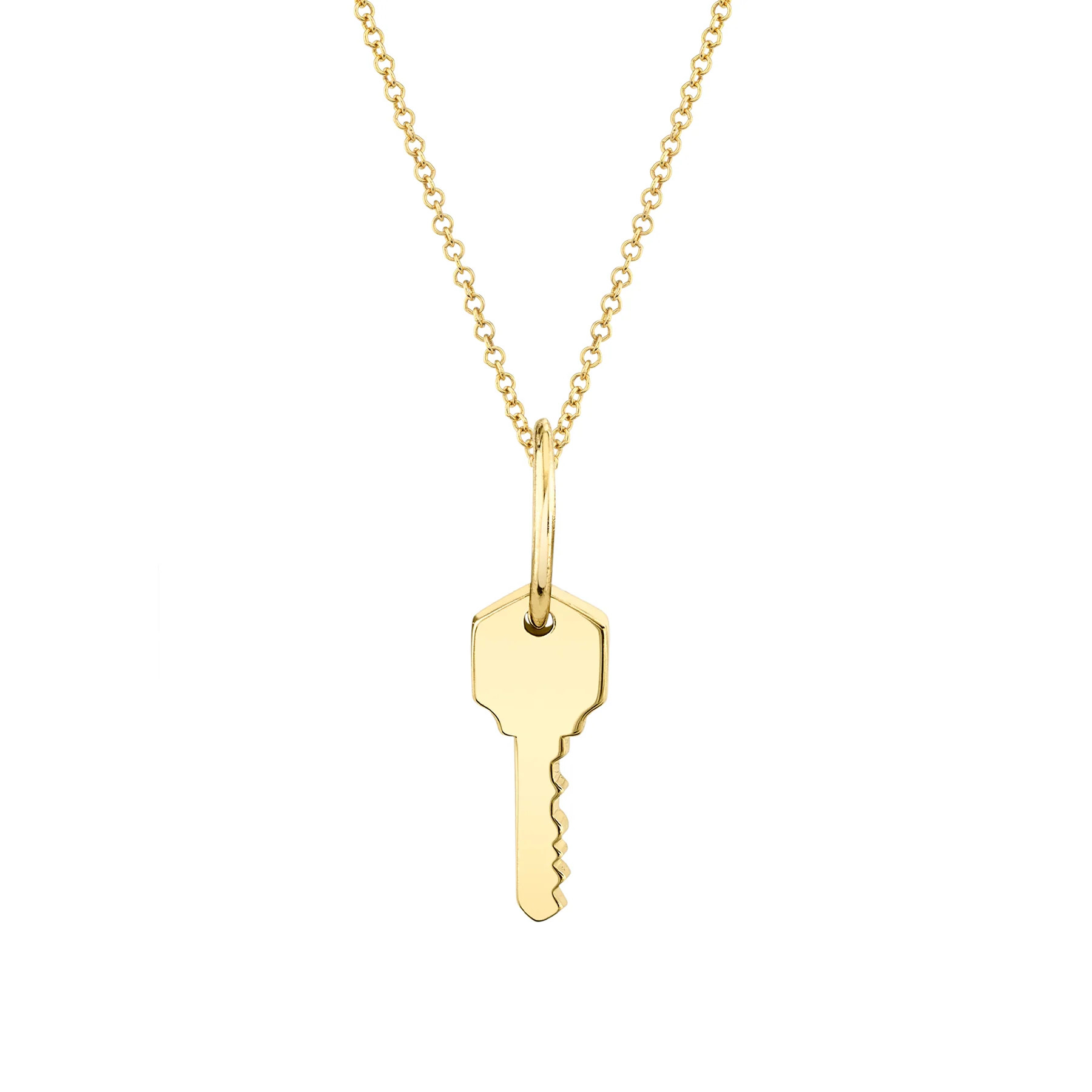 Micro Key Pendant - 14k Yellow Gold | The Last Line (US)