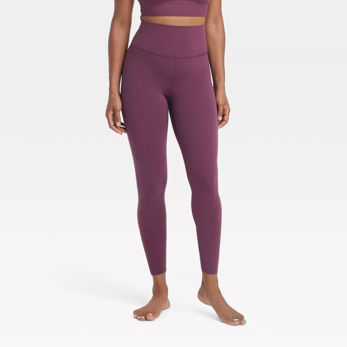 Women's Everyday Soft Ultra High-Rise 7/8 Leggings - All In Motion™ Dark Purple XXL | Target