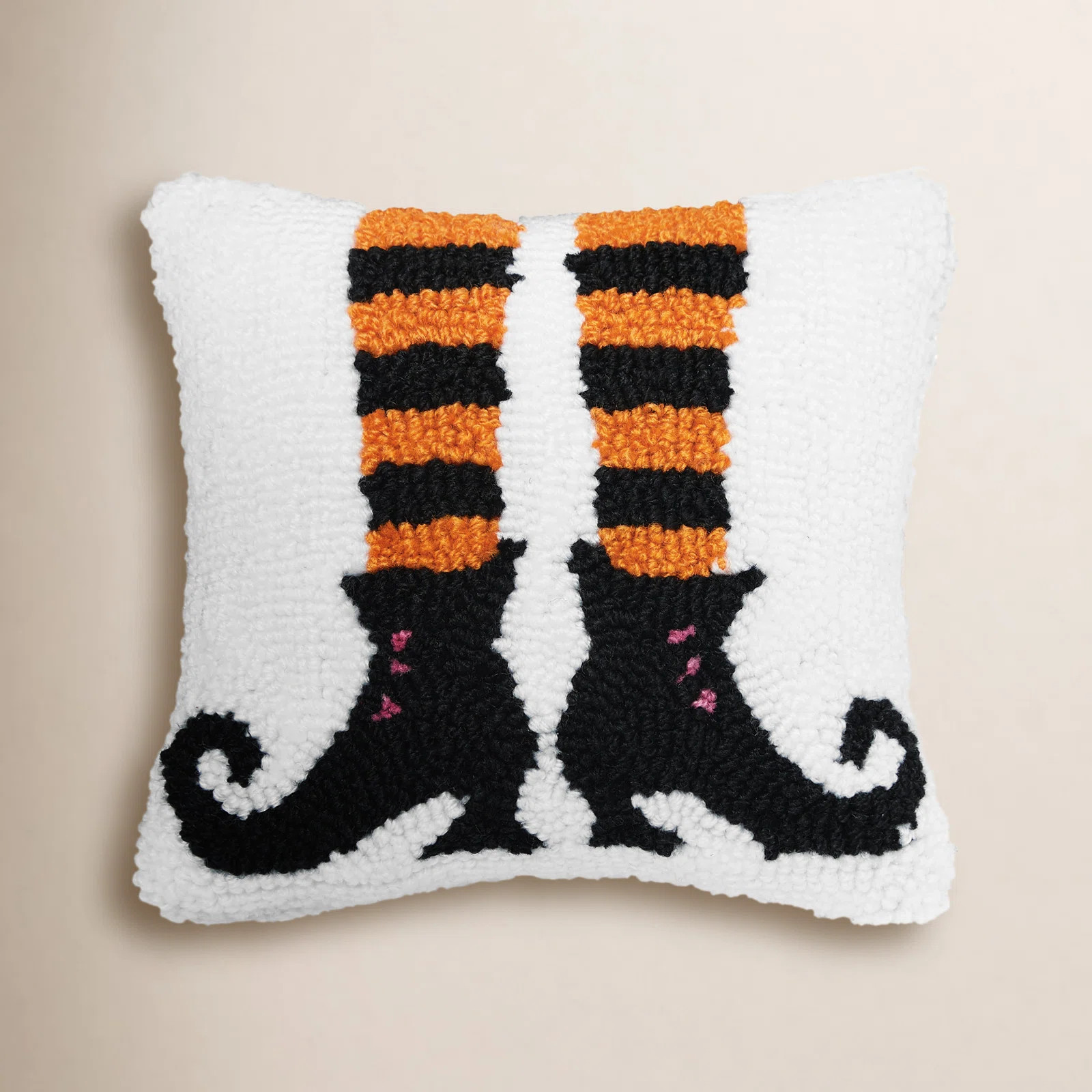 Halloween Hooked Throw Pillow | Wayfair North America