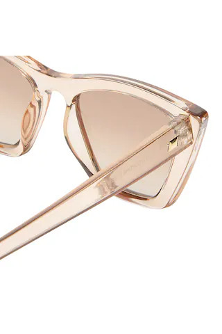 Velodrome Sunglasses in Vanilla & Brown Gradient | Revolve Clothing (Global)