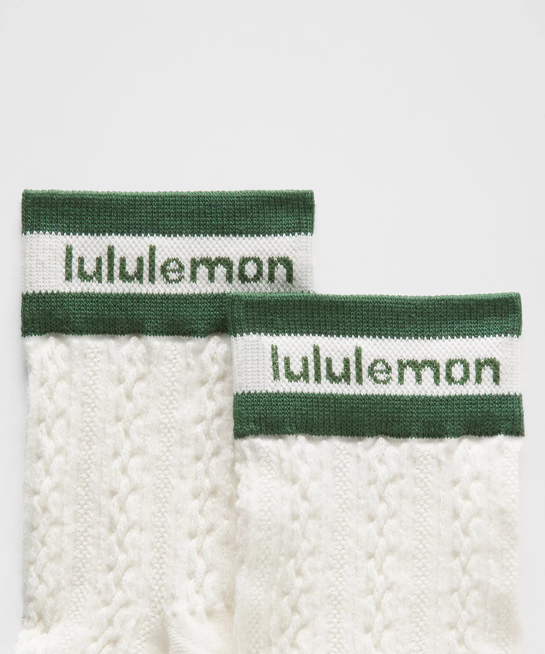 Unisex Cable-Knit Quarter Socks | Lululemon (US)