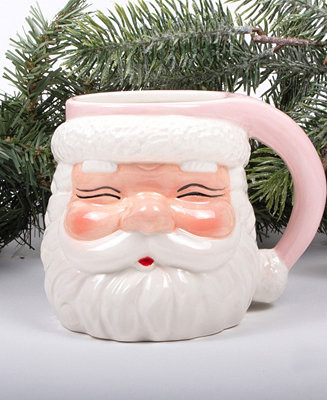 Santa Ceramic Coffee Mug | Macy's