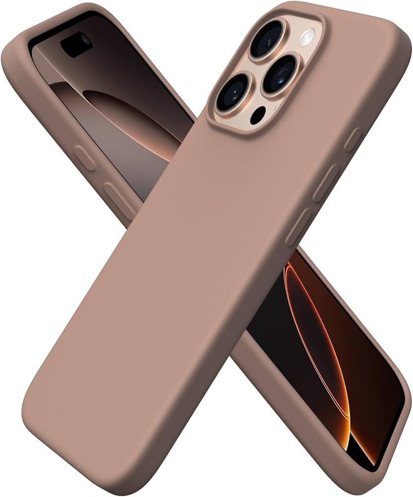 ORNARTO Compatible with iPhone 16 Pro Case 6.3", Slim Liquid Silicone 3 Layers Soft Gel Rubber Sh... | Amazon (US)