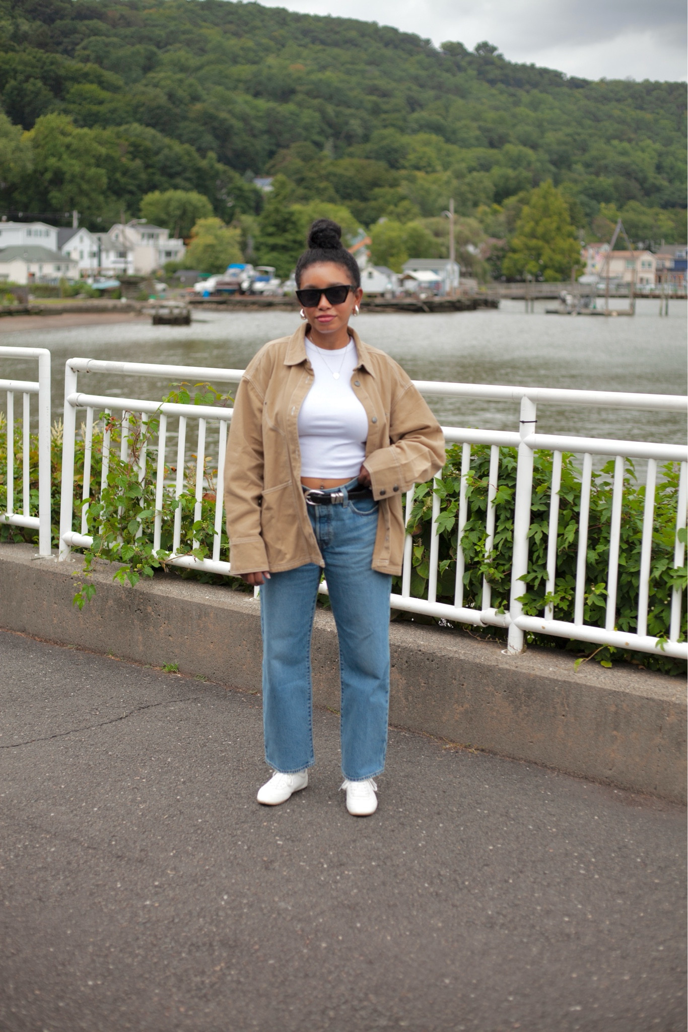 -size large in jacket
-size 27 in jeans (sized up)

#LTKSeasonal #LTKStyleTip #LTKFindsUnder100