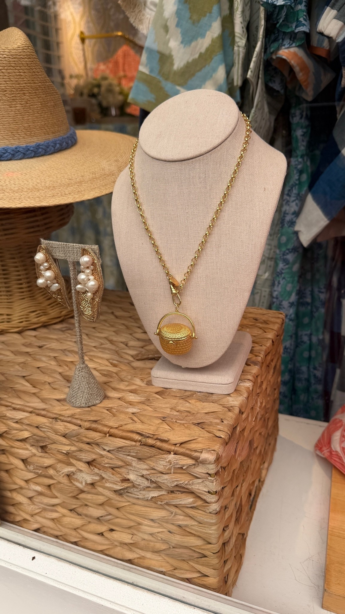 The most darling Nantucket basket necklace. One of my fave purchases from our trip!

#LTKootd #LTKOver40 #LTKTravel