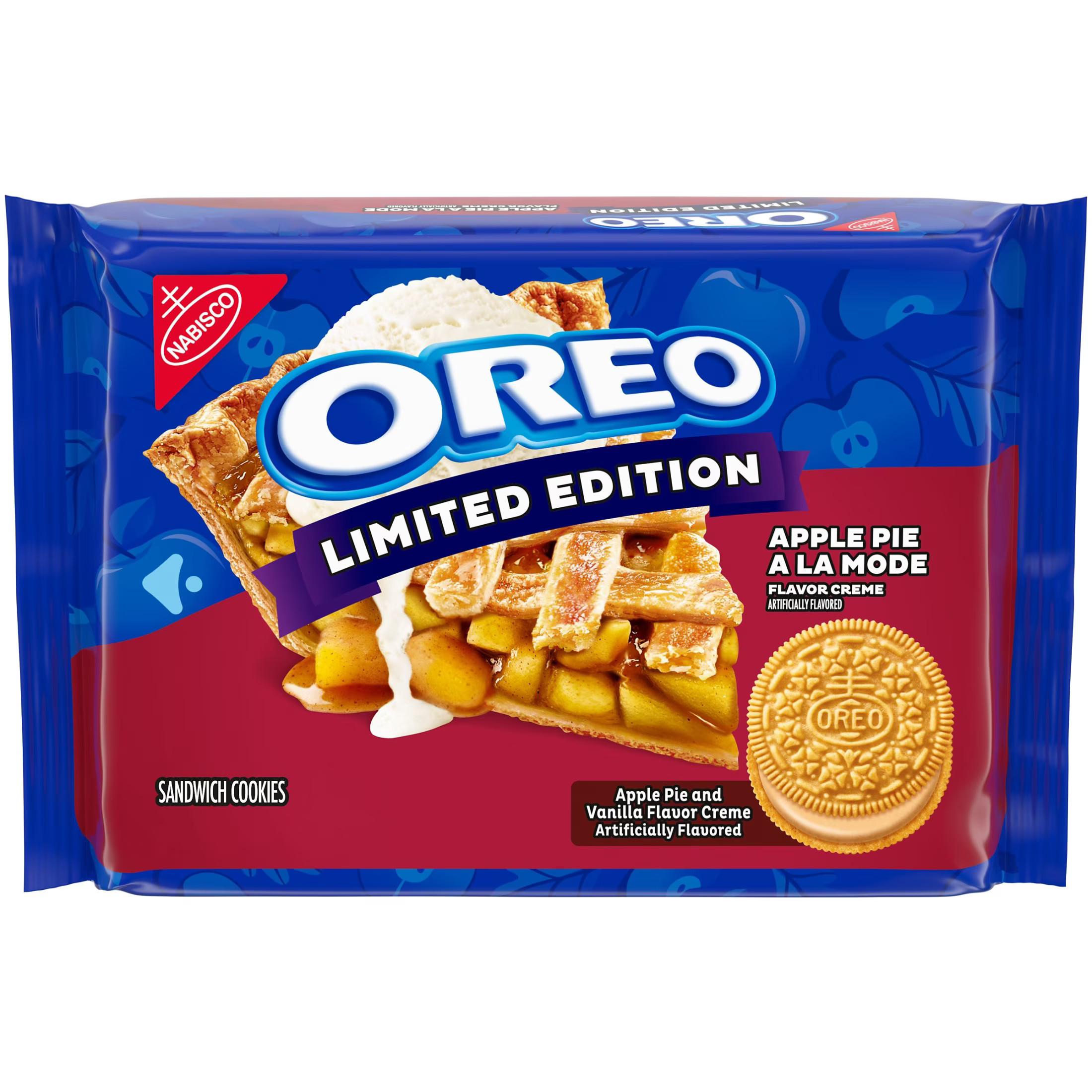 OREO Apple Pie a la Mode Sandwich Cookies, Limited Edition, 10.68 oz | Walmart (US)