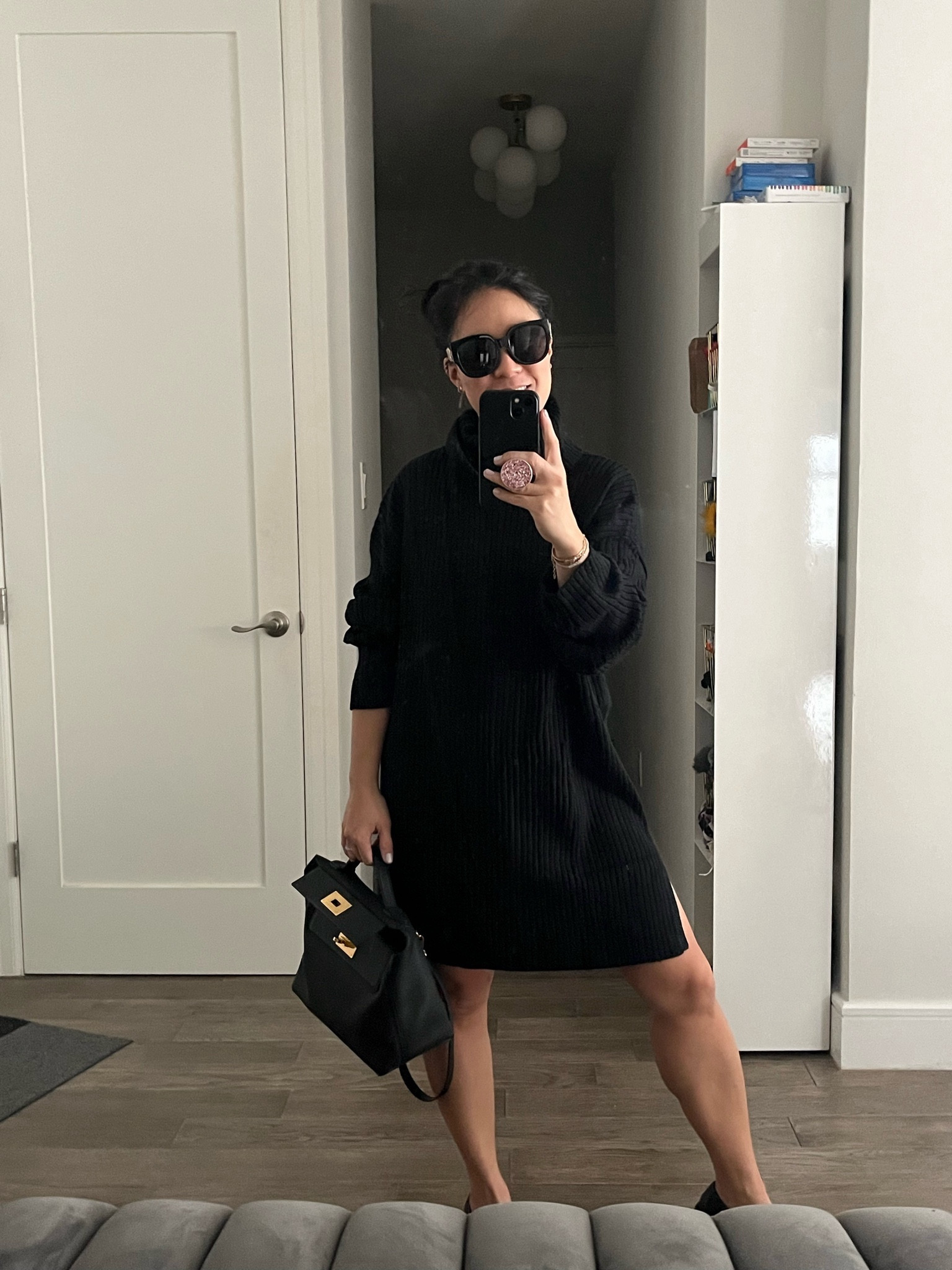 Sweater dress. Super oversized. I’m not sure how I feel about the side slit. Maybe this works better over leggings or jean? Wearing a small.
Amazon find. 

#LTKtravel #LTKfindsunder50 #LTKstyletip