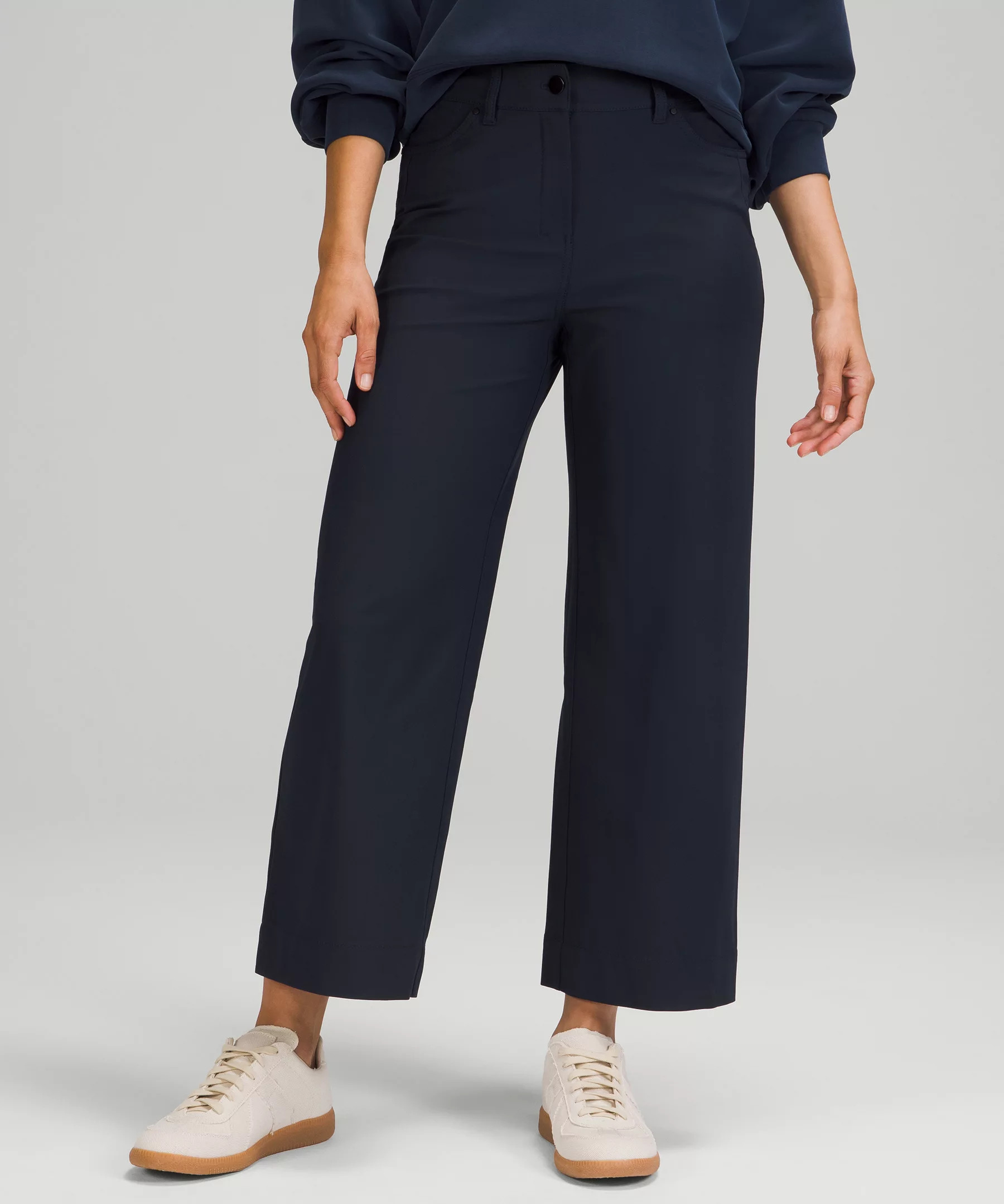 City Sleek 5 Pocket Wide-Leg High Rise 7/8 Length Pant | Women's Trousers | lululemon | Lululemon (US)