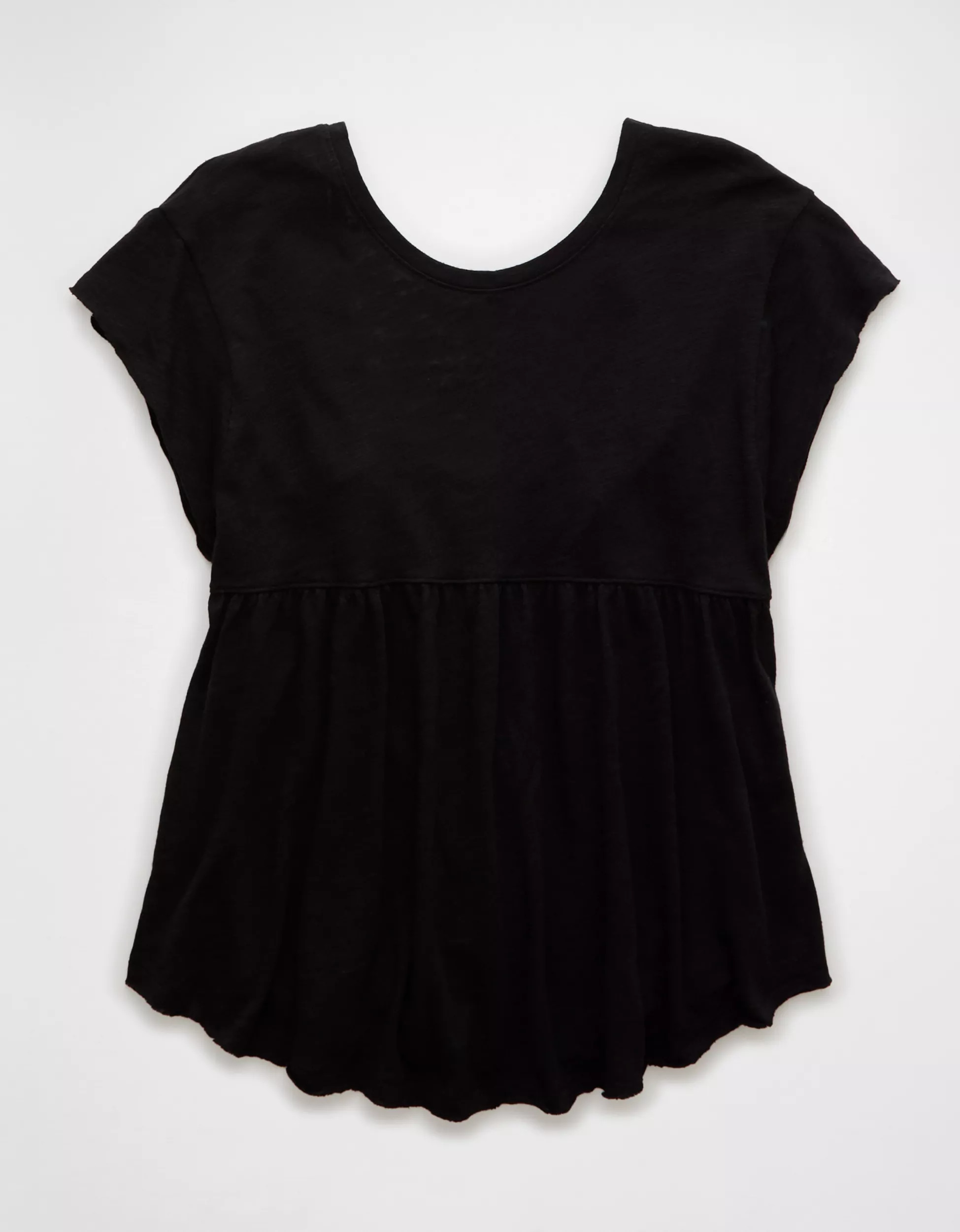 AE Babydoll Tie Back T-Shirt | American Eagle Outfitters (US & CA)