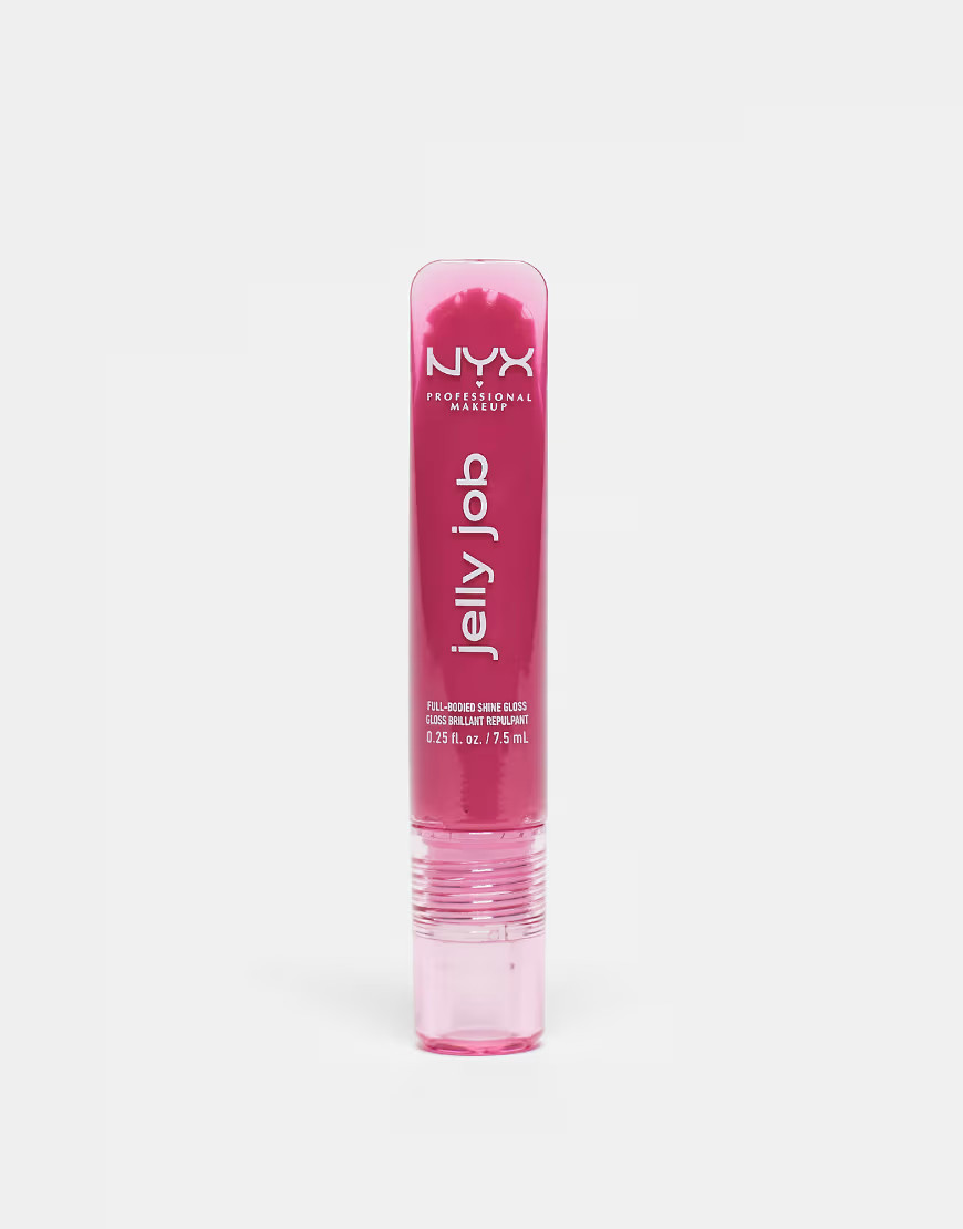 NYX Professional Makeup Jelly Job, Shine Lip Gloss- Juicy Jelly-Pink | ASOS (Global)