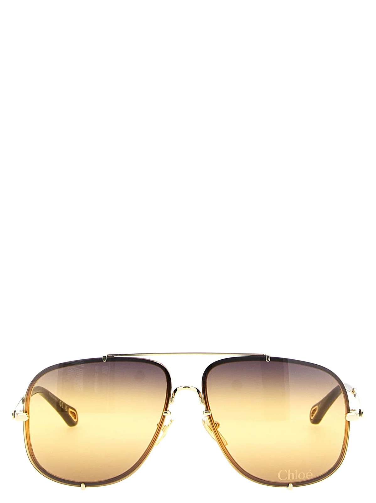 Chloé Eyewear Aviator Frame Sunglasses | Cettire Global