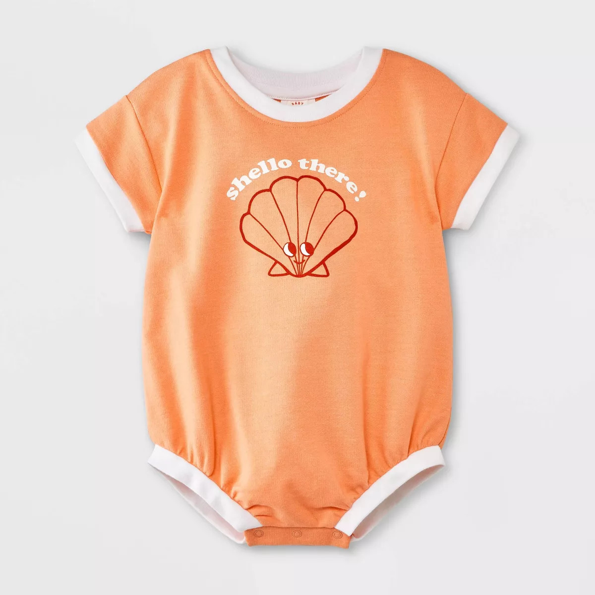 Baby French Terry Graphic Romper - Cat & Jack™ | Target