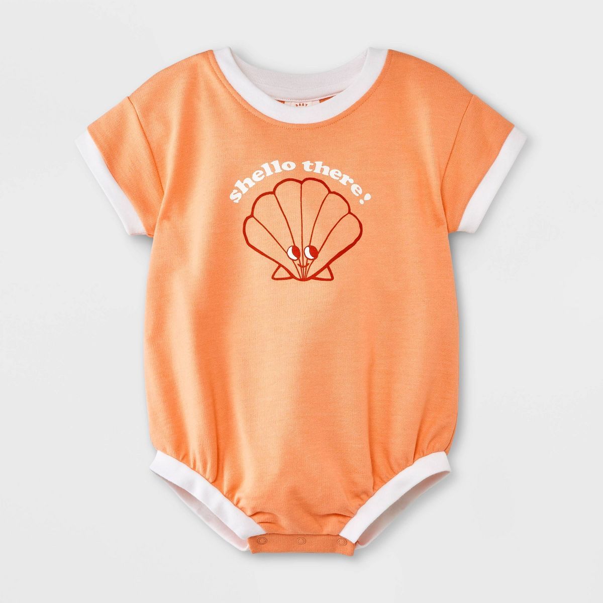 Baby French Terry Graphic Romper - Cat & Jack™ | Target