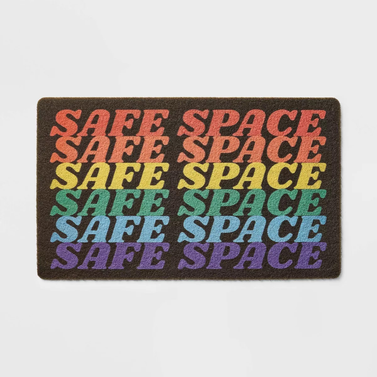 1'5"x2'5" Safe Space Door Mat - Pride | Target