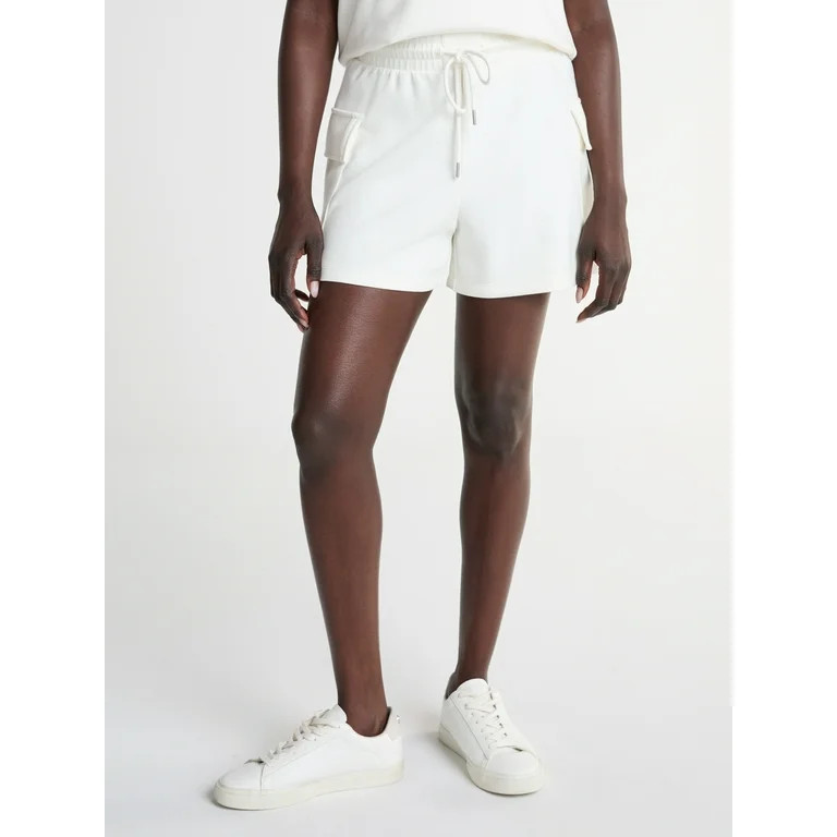 Scoop Women's and Women's Plus Ultimate ScubaKnit Cargo Shorts, Sizes XS-4X | Walmart (US)