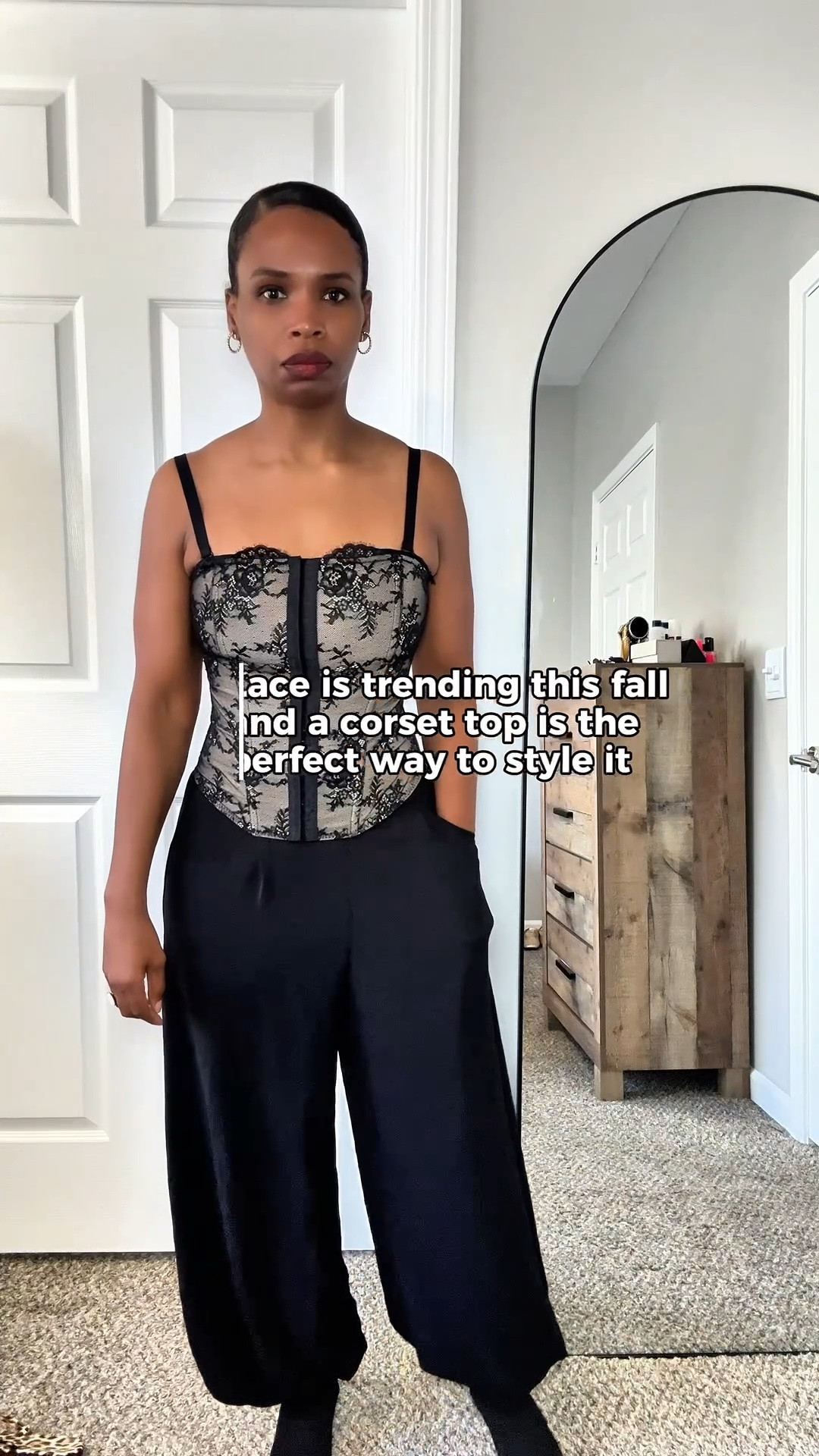 Lace is trending this fall and a corset top is the perfect way to do it.

#LTKgrwm #LTKootd #LTKOver40
