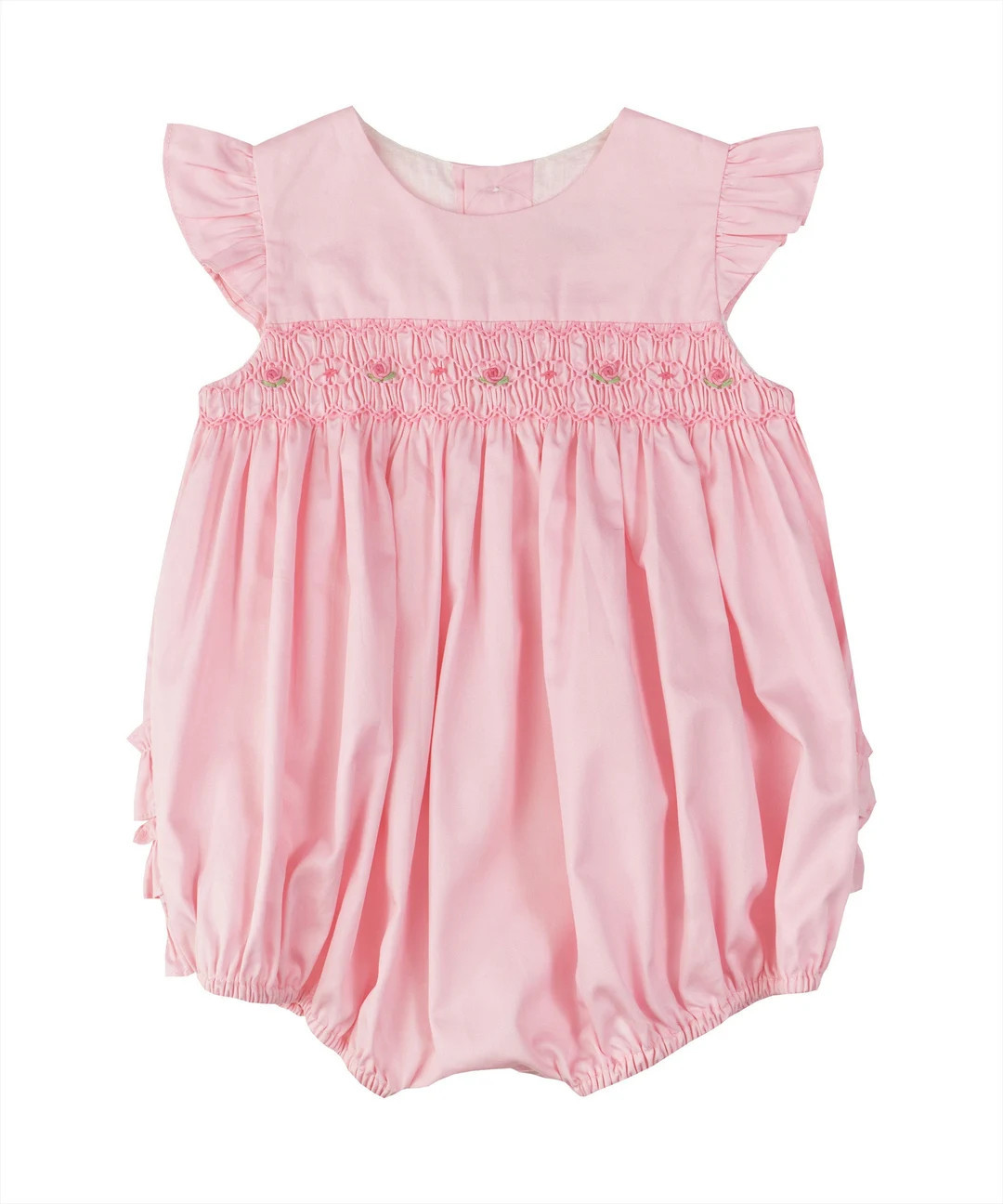 Pink Ruffle Smocked Bubble | Etsy (US)