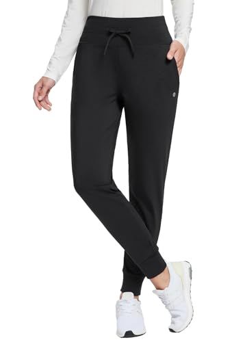 BALEAF Women's Fleece Lined Pants Water-Resistant Sweatpants Winter Thermal Ski Hiking Running Jo... | Amazon (US)