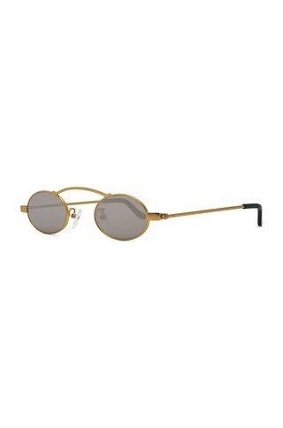 Roberi and Fraud Doris 2.0 Sunglasses in Gold | FWRD 