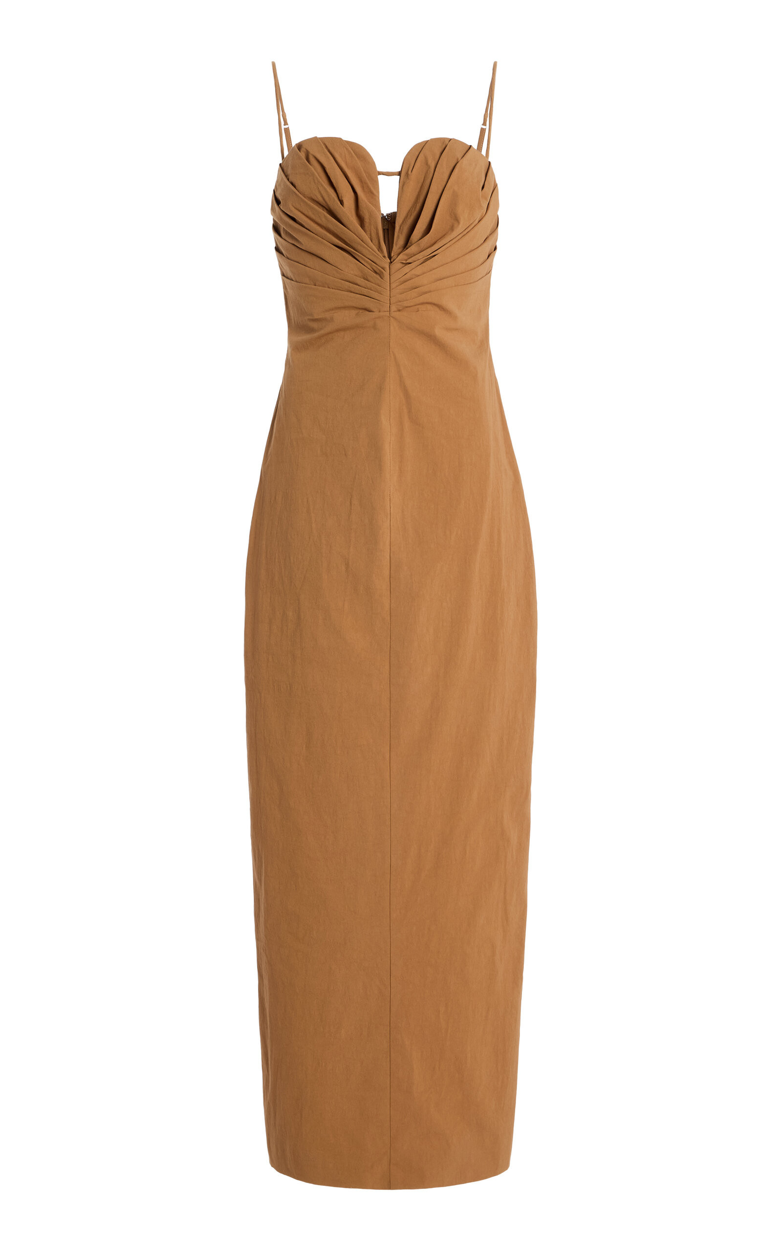 Quentin Sculpted Cotton-Blend Maxi Dress | Moda Operandi (Global)
