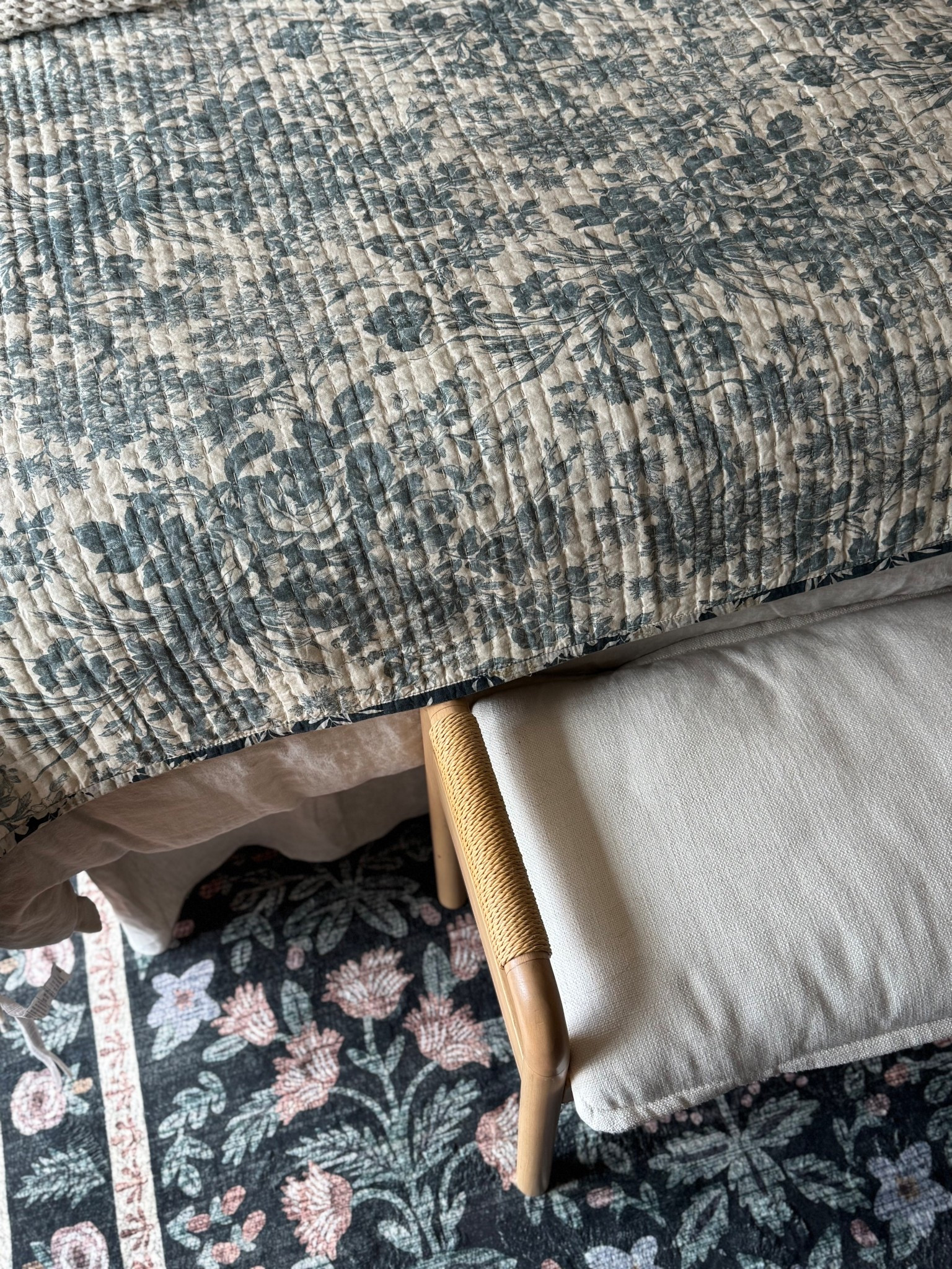 Pattern mixing… cloud pile floral rug, reversible blue floral quiltt

#LTKSeasonal #LTKSaleAlert #LTKHome