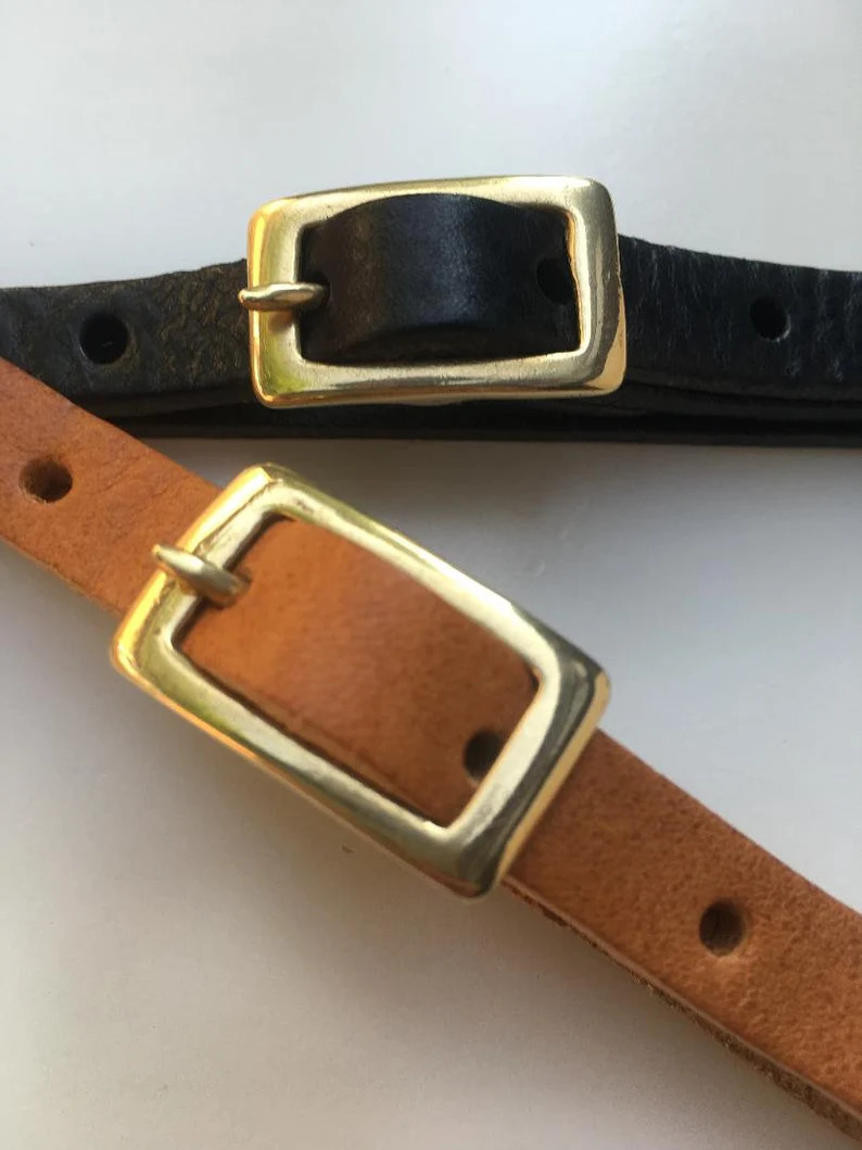 Genuine Leather Ladies Skinny Belt in Italian Bridle Hide Outstanding Quality Best Value Gift for... | Etsy (US)