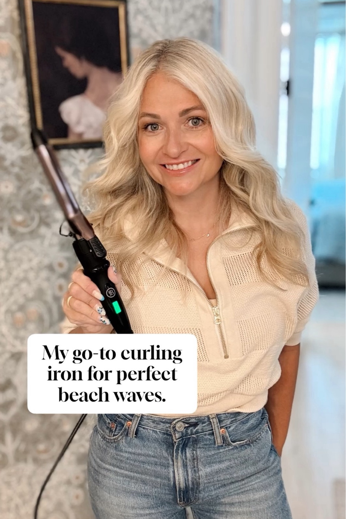 Love this curling iron, makes the best beach waves, heats up fast and my curls stay all day! #bombayhair @bombayhair

#LTKStyleTip #LTKFindsUnder50 #LTKSaleAlert