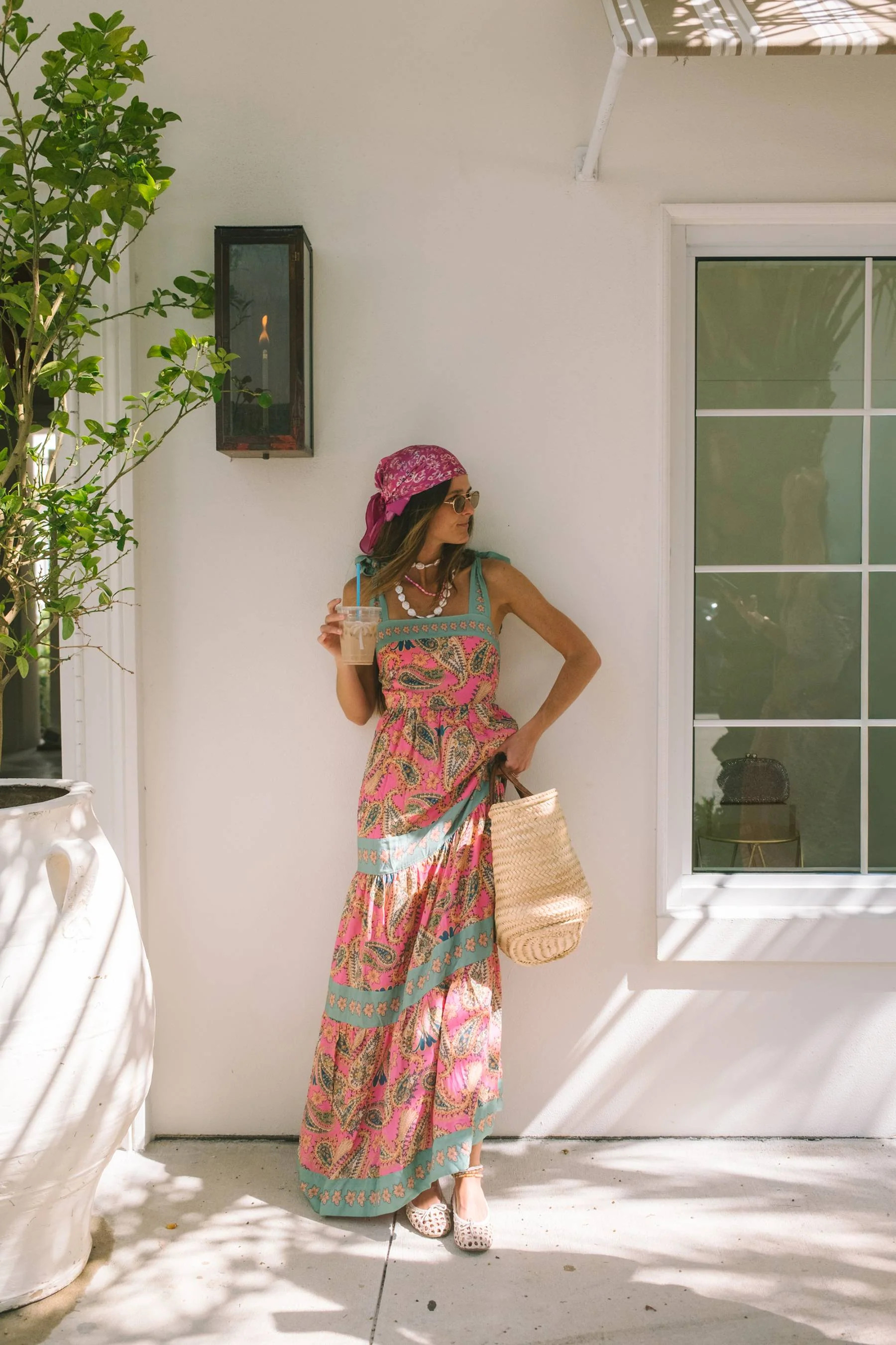 Charlotte Dress Capri Soleil Paisley | Paisley Print Maxi Dress | Beach Riot | Beach Riot