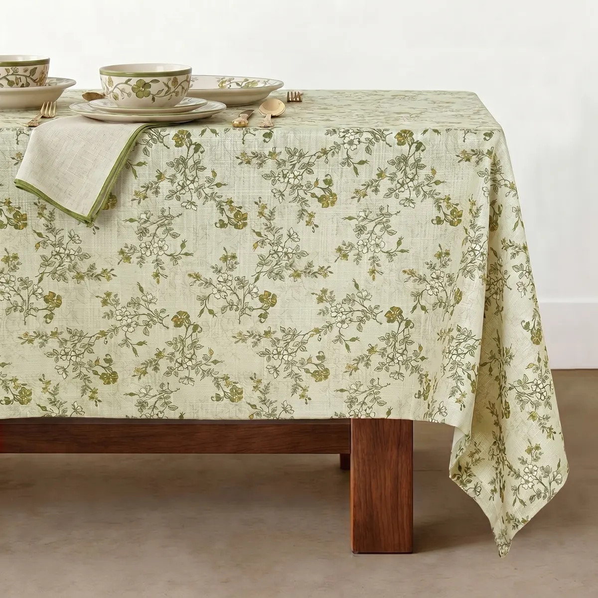 Sara Le x TWOPAGES Print Linen Floral Tablecloth | TWOPAGES