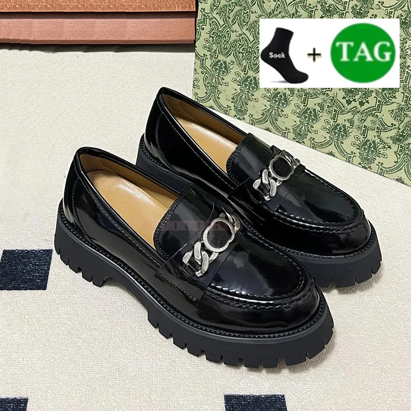 Horsebit Platform Loafers Designer Dress Shoes women Leather Lug sole Loafer stars Bee embroidere... | DHGate